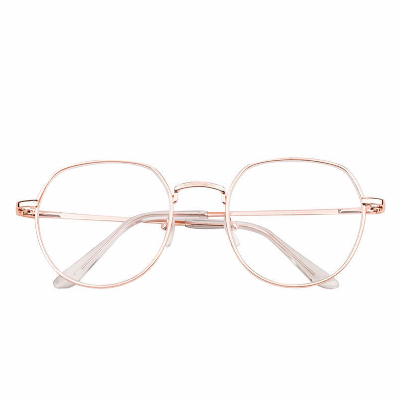 Anti-Blue Light and Anti-Radiation Computer Glasses for Men, Eye Protection, Flat Light Frames, Women's Myopia Glasses, Can Be Equipped with Trendy Degrees