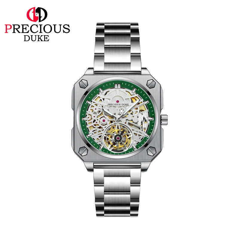 PRECIOUS DUKE UK brand hollow three-dimensional business men's steel band watch manufacturers cross-border e-commerce