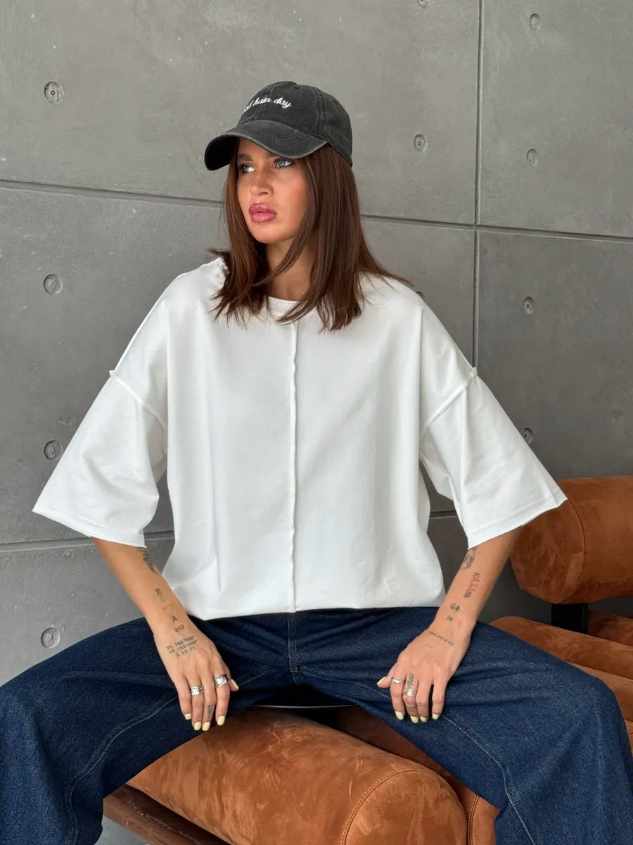 Womens Loose Fit Distressed Cotton Long Sleeve T Shirt Soft Knit Fabric Casual Style Spring Summer Wear Wholesale