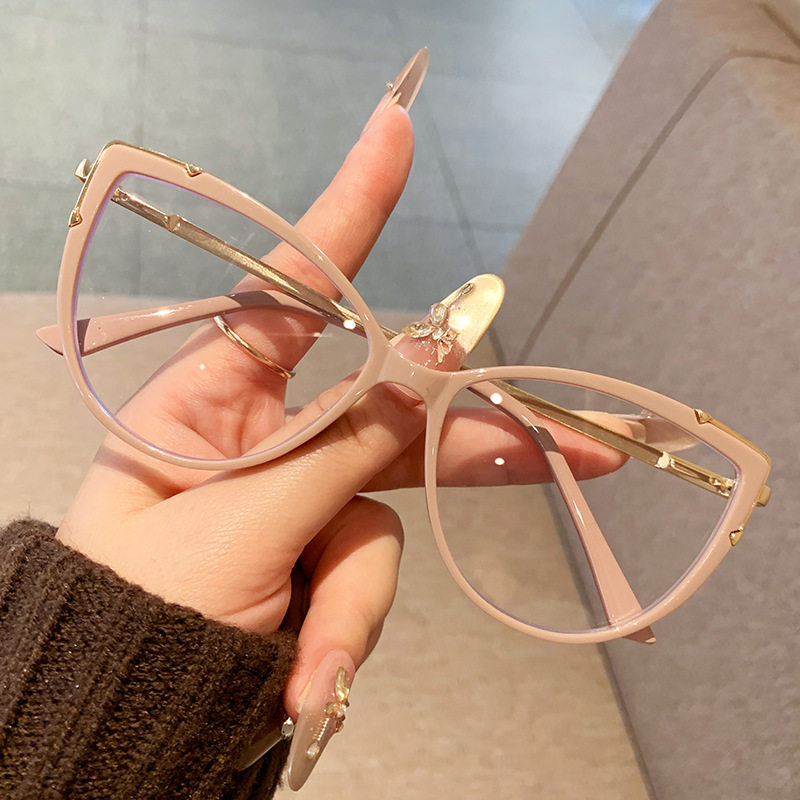 H6624 Korean Style Fashionable Casual Men's and Women's Eyebrow Frame Optical Frame Trendyy Simple Versatile Frame Wholesale