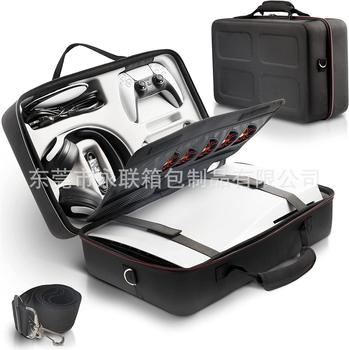 Suitable for PS5 host storage bag game CD host handle earphone bag portable shoulder strap EVA storage bag