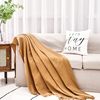 Source Manufacturer Wholesale Cross-Border Classic Plain Cotton Waffle Gauze Blanket Towel Quilt Sofa Blanket Air Conditioning Quilt
