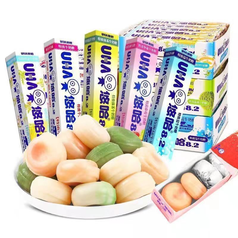 Uha Spot Hart Milk Candy Milk Snack Bar Berry Flavor Refreshing Milk Candy Candy Snack 40g