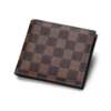 New Men's Wallet Plaid Men's Wallet Short Wallet Simple Fashion Trendy Brand Men's Wallet