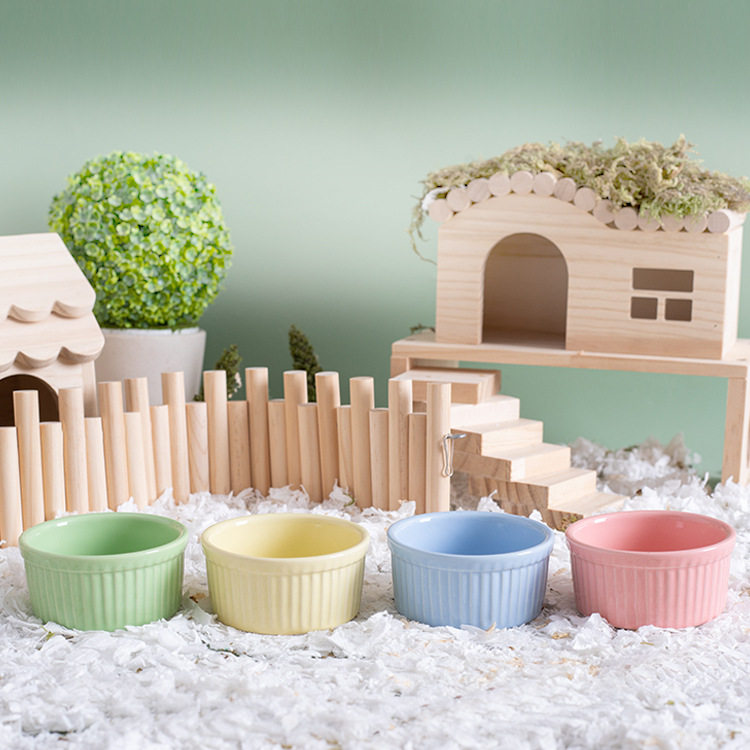 宠物仓鼠碗奶油食碗陶瓷碗防翻花枝鼠刺猬吃饭碗金丝熊碗水盆饭碗,淘宝优惠券,粉丝福利购,淘宝优惠卷