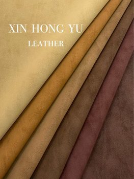 Factory Direct Supply Suede Clothing Leather, Wear-Resistant Artificial Leather, Leather Jacket Fabric, Designer Clothing Material