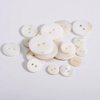 In-Stock River Shell Buttons, Four-Hole High-End Sweater Shirt Buttons, Flat Thin Edge Wide Edge Two-Hole Natural Shell Buttons