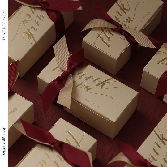 Factory in stock creative European style candy box ins style wedding companion gift box candy packaging candy gift box