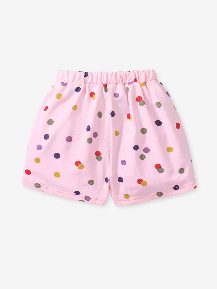 Girls' Summer Pants, Cute Kids' Shorts, Baby Sweet Style Trousers