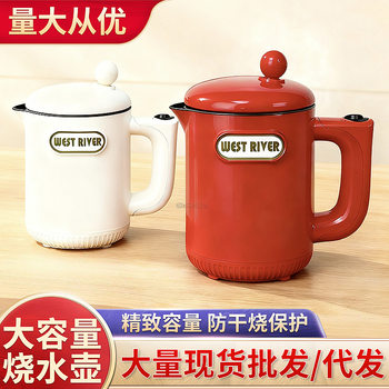 Cross-Border Multifunctional Cooking Electric Cooker Small Electric Cooker Ceramic Glaze Inner Liner Rice Cooker Apartment Student Dormitory Kettle
