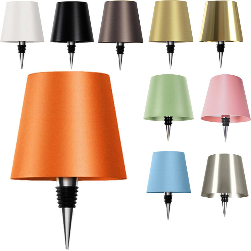 Wine Bottle Stopper Lamp Cross-Border Led Bar Restaurant Atmosphere Table Lamp Outdoor Camping Style Table Decoration Rechargeable Wine Head Night Light