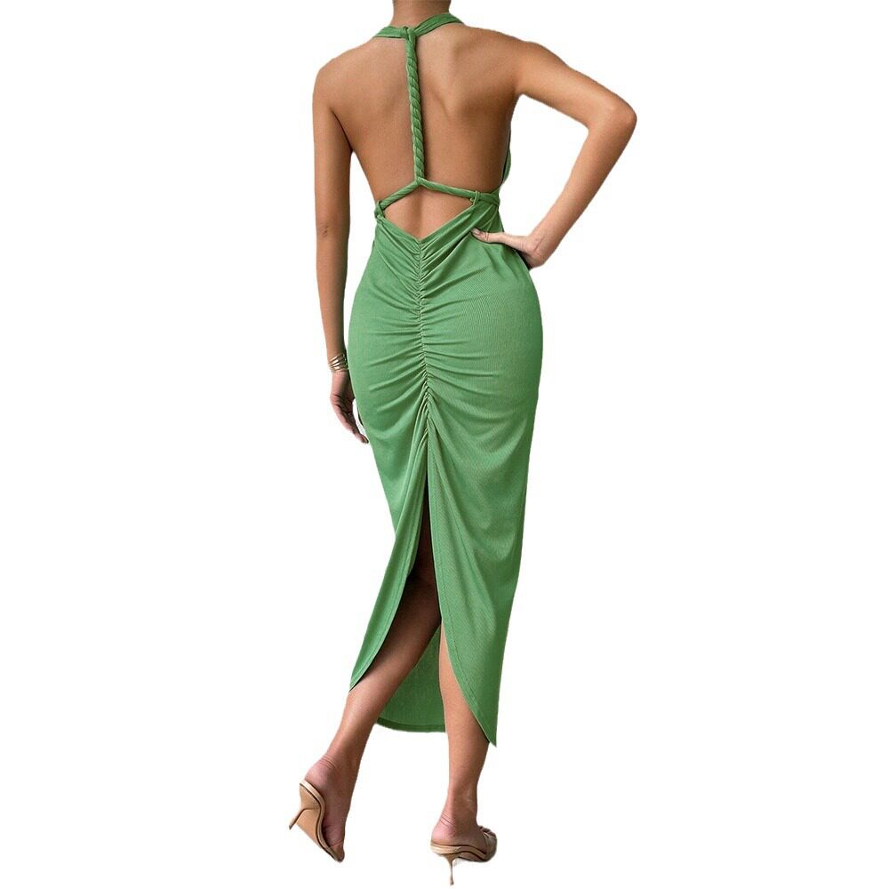Sexy Backless Bodycon Cami Dress Spring Summer Collection Perfect for Parties Wholesale Available