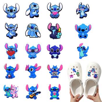 Cross-Border Stitch Series Clogs Shoe Charms Holiday Party Cartoon Cute Pvc Detachable Shoe Decorations Shoe Flowers Shoes D