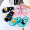 Explosive Luminous Children's Slippers Summer Outfit Cartoon Cute Princess Style Flat Indoor Home Sandals for Boys and Girls