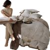 French Jungle Style Carved Fleece Thickened Warm Bedding Advanced Sense Milk Fleece Four-piece Set Antistatic Class A Bedding