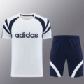 Ad17 white shorts suit