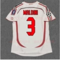 0607ac away short sleeve customized no. 3 + champions league armband