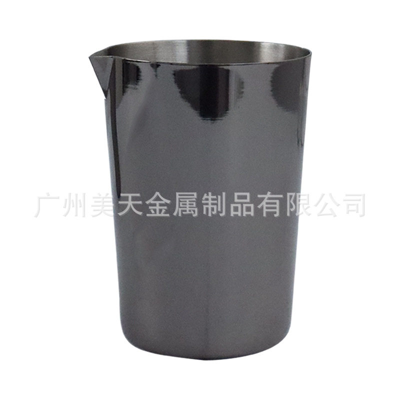 Wholesale stainless steel 304 mixing cup bar Milk Tea Flower Milk Cup 500ml wine cup foreign trade cross-border factory direct supply