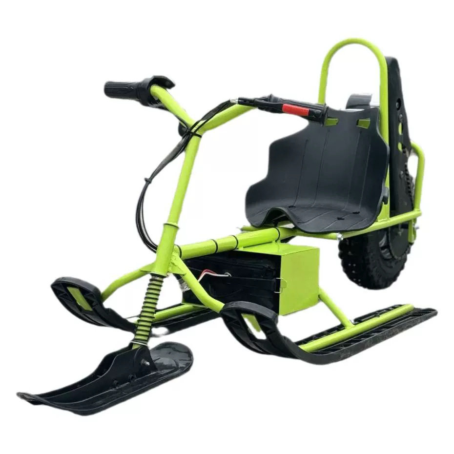 Snowmobile All Terrain Electric Kart Off-Road Sled Vehicle Ice Skiing Entertainment Kart