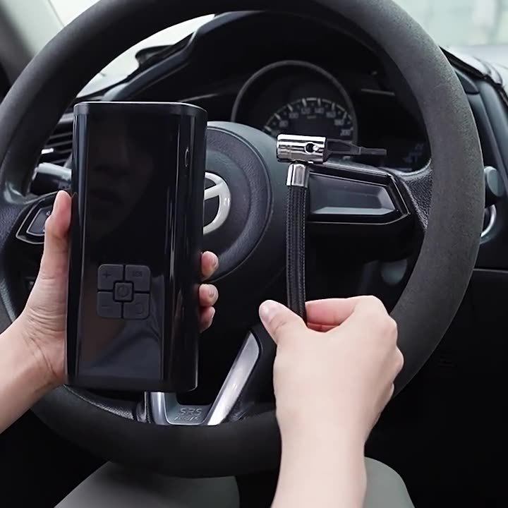 Car Air Pump, Car Air Pump, Digital Display Portable Multi-Function Tire Pump, Intelligent Tire Repair and Inflation