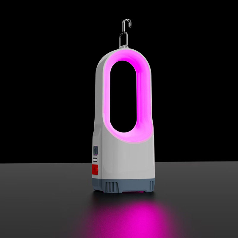 USB charging portable light mobile phone emergency charging outdoor camping light seven-color multi-function atmosphere light night light