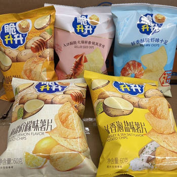 Crispy Honey Butter French Fries with Sea Salt Grilled Squid Flavor Popular Snack Wholesale