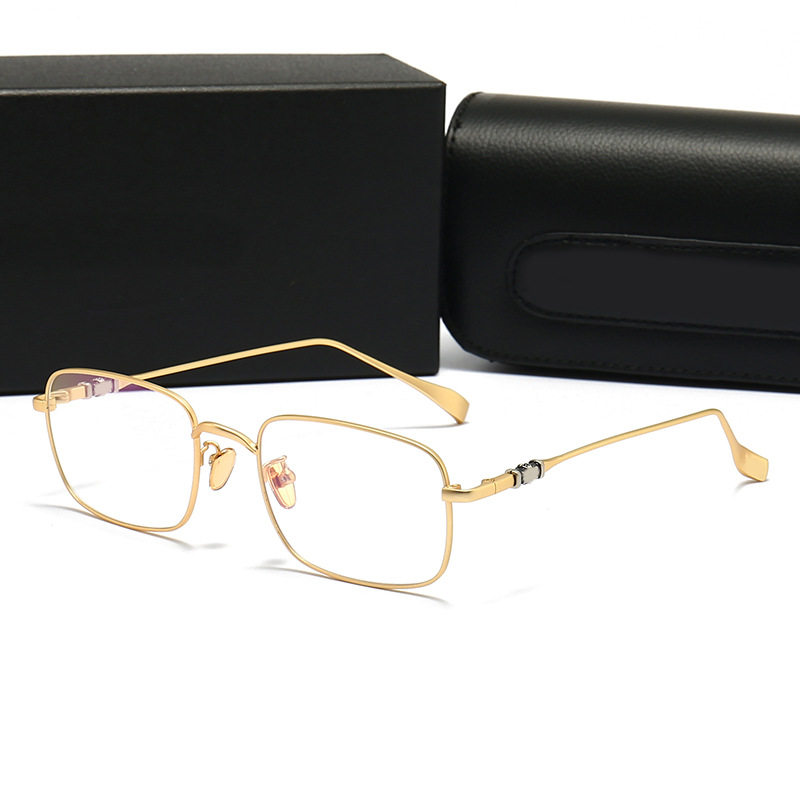 New retro myopia glasses frame men's and women's same full frame large frame round frame glasses frame anti-blue light flat glasses 8099