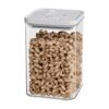 Kitchen Push-Type Sealed Jar Grains Food-Grade Storage Box Snacks Spices Moisture-Proof Plastic Storage Jar