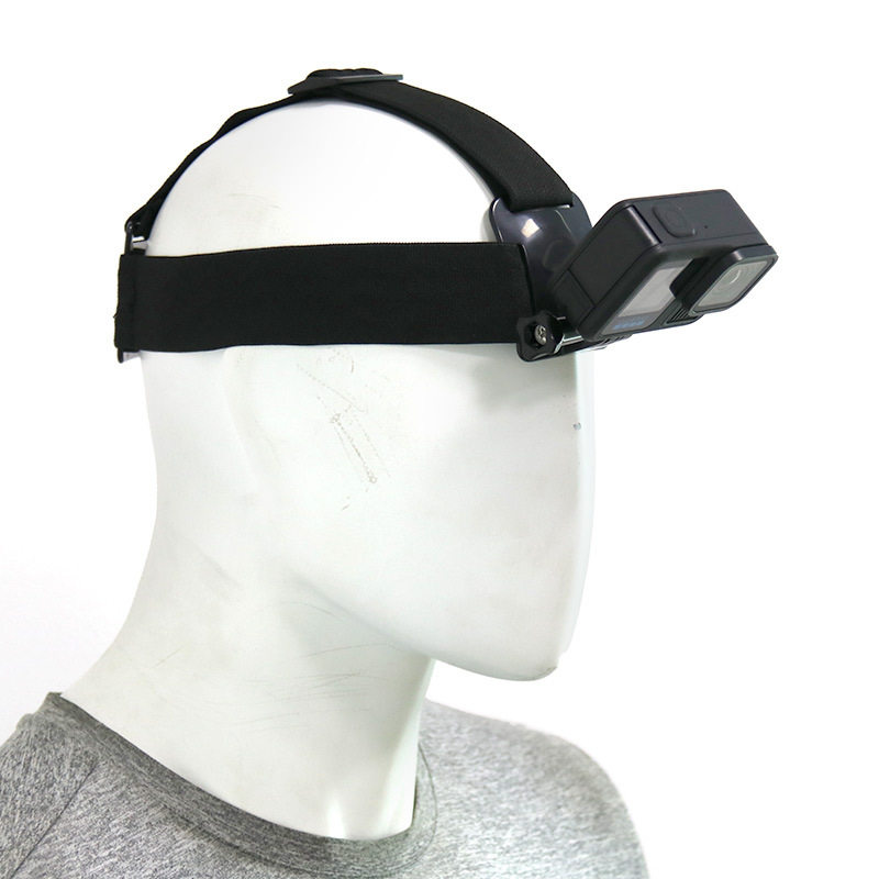 GOPRO sports camera trembles live broadcast accessories head-mounted mobile phone fixed bracket non-slip three rubber headband