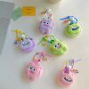Portable Creative Dopamine Big Mouth Strange Coin Purse Cute Plush Headphone Bag Pendant Bag Mini Storage Bag