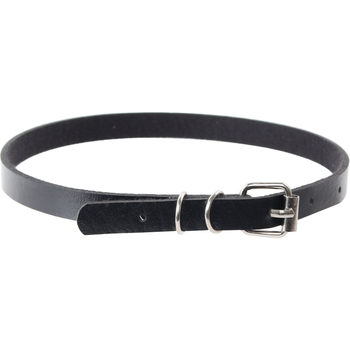 1.0 wide Harajuku punk rock PU leather collar neck strap clavicle necklace women's trendy novel couple bracelet decoration