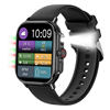 New smart watch HD screen Bluetooth call sports bracelet real blood oxygen with encoder flashlight atmosphere light