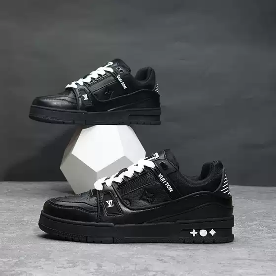 Black Samurai Men's Shoes Spring and Autumn New Fashion All-match Autumn Sports Casual White Sneakers Men's and Women's Trendy Shoes 8003
