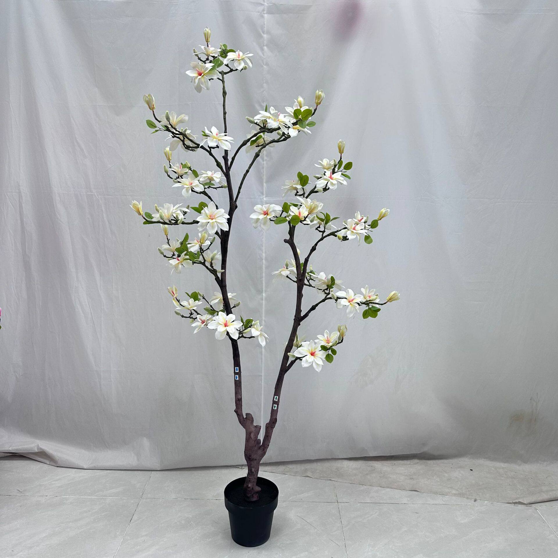 仿真西湖玉兰花假花软装家居饰品客厅餐桌室内摆设绢花插花装饰品