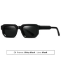 C1 bright black frame black and gray film