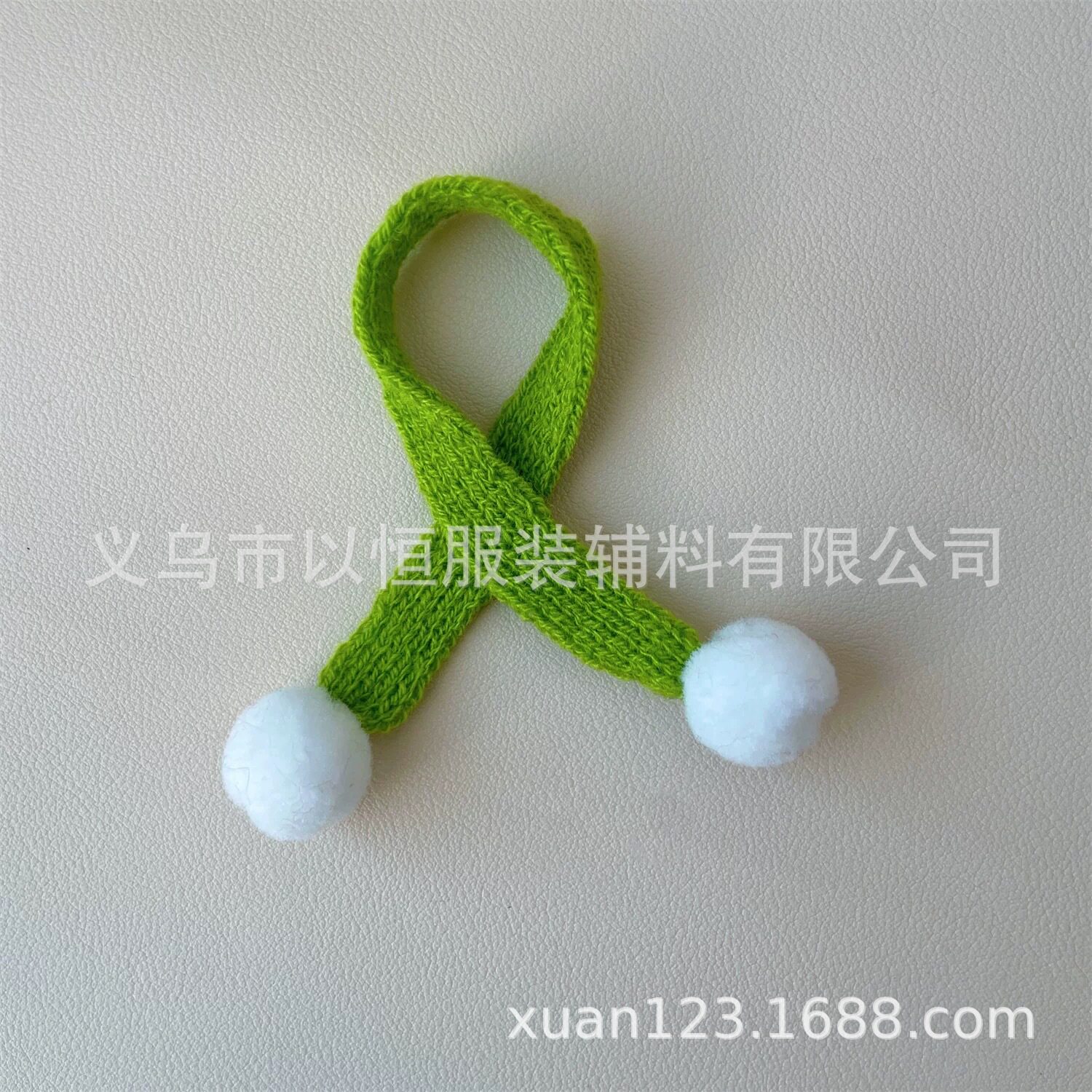 现货圣诞迷你针织小围巾卡通公仔娃娃DIY玩具围脖配饰圣诞节装饰