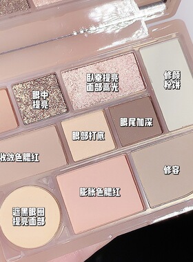 SWEET MINT10色彩妆综合盘光卧蚕修容腮红眼影提亮多功能彩妆盘