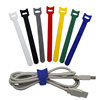 Back Velcro Storage Tie with Self-adhesive Hook and Loop Straps Charging Cable Nylon Cable Management with Data Cable