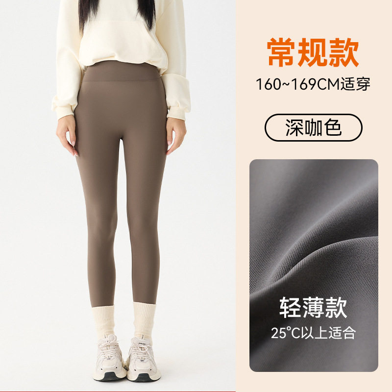高端加绒鲨鱼裤女外穿秋冬季加厚2025新款保暖秋裤棉裤打底瑜伽裤