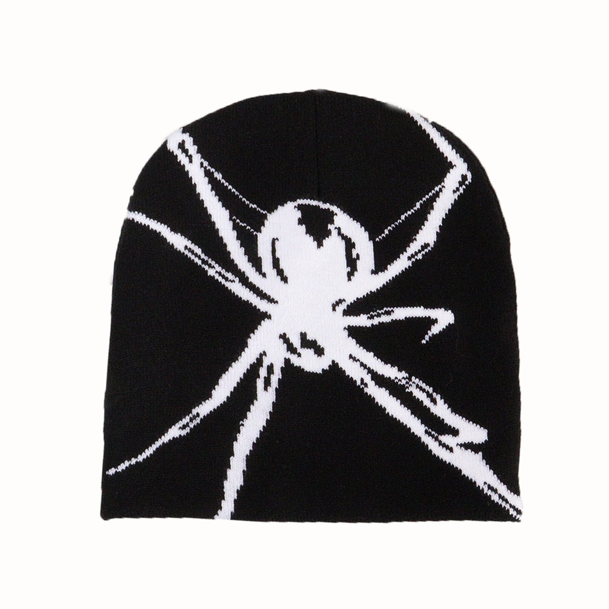 Cross-border new jacquard autumn and winter hat Halloween spider wool hat factory direct supply new warm men and women knitted hat