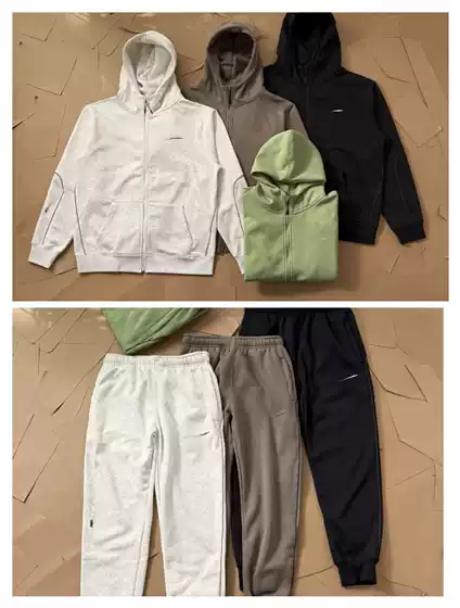 Men's NOCTA 25S Fall/Winter Fleece Hoodie Set with Reflective Knit Comfort, Sold Separately