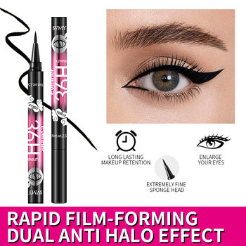 Svmy Cross-Border Hot-Selling Liquid Eyeliner Pen Black Eyeliner Waterproof Non-Fading Eye Makeup Wholesale Eyeliner