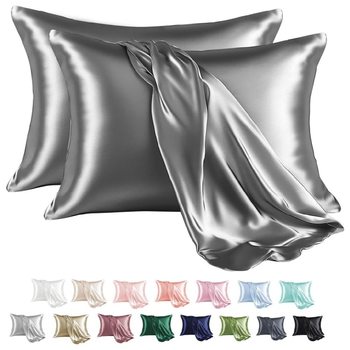 Amazon Aliexpress Pillowcase Single Ice Silk Satin Silk Imitation Silk Pillowcase Cross-Border Factory Wholesale Temu
