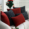 Amazon Christmas red festive cushion sofa bedside pillow pillow cross-border living room sofa cushion cover