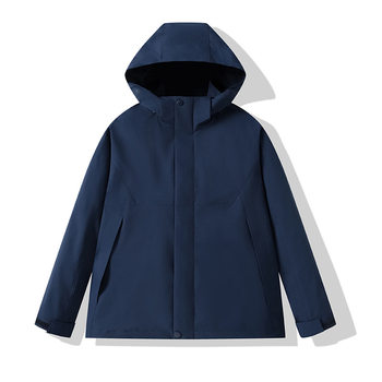 2025 Autumn New Single Layer Hooded Mountain Jacket Men's Outdoor Amazon Loose Jacket Casual Men