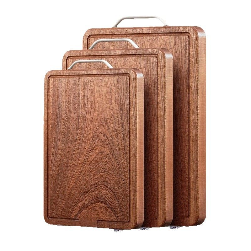 Yiyuan Baiyue Aged Ebony Solid Wood Cutting Board for Home Use, Antibacterial and Mildew-Resistant Chopping Board, Kitchen-Specific Cutting Board