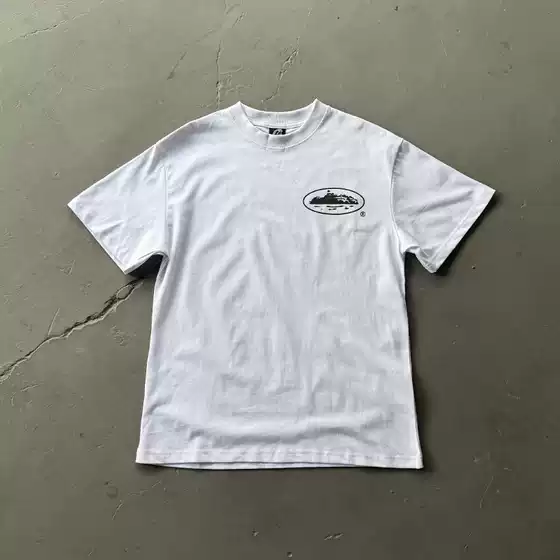 High-Quality Cross-Border Foreign Goods Popular American Street Hip-Hop Trendy Brand Alcatraz Printed Men's and Women's Casual Short-Sleeved T-Shirts
