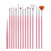Beginners nail PEN 15 set pull line pen color drawing pen light therapy pen gradient pen point drill pen wholesale