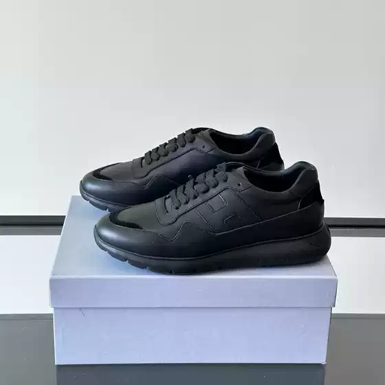 Foreign Trade Shoes Trendy New Men's Cowhide Casual sneaker Fashion All-match Comfortable Breathable Lightweight Wear-resistant Four Seasons Shoes