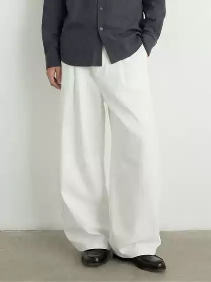 TRS Minimalist Series | 26SS Lyocell Comfortable Anti Fading BAGGY Wide Leg Pendant Curved Knife Jeans for Men and Women